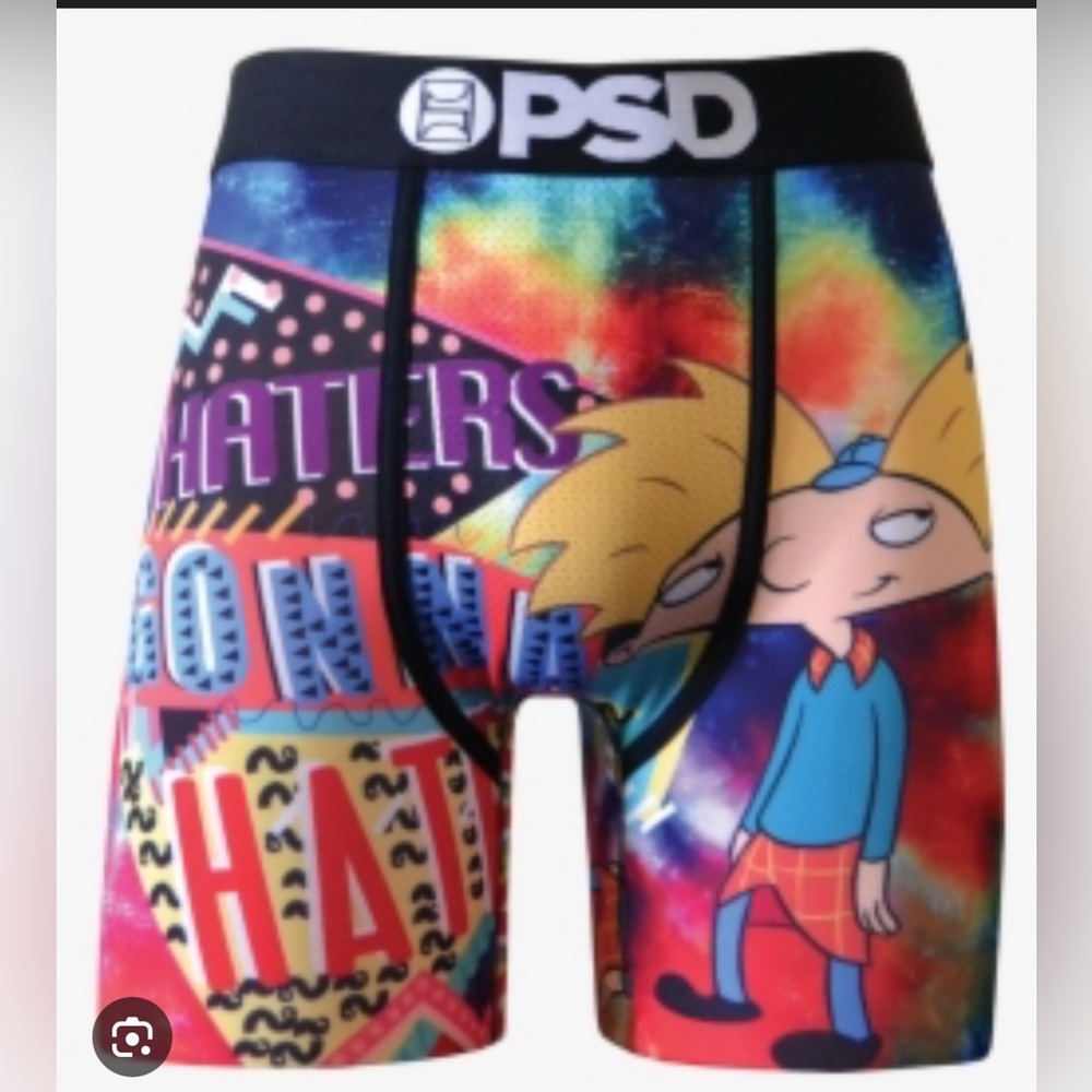 NEW- PSD- Mens Boxer Briefs- Hey Arnold- Sizes Small, Med, Large & XL available
